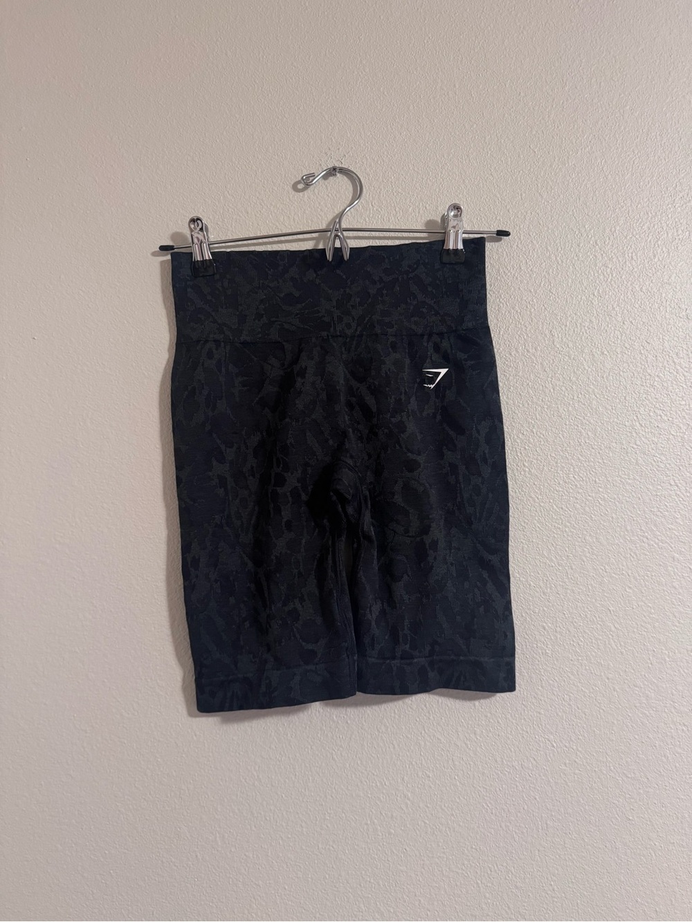 Gymshark Black High-Waist Bike Shorts